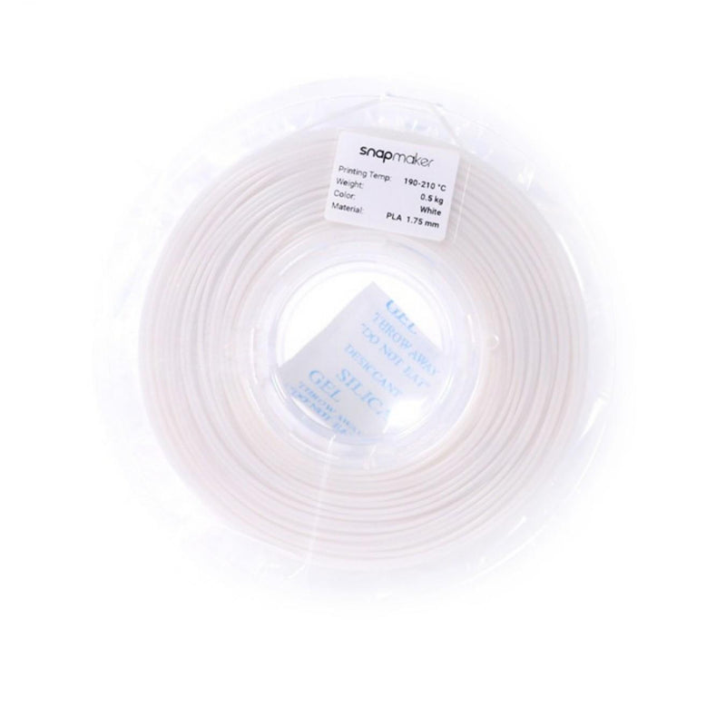 SnapMaker White PLA 500g Spool 1.75mm Filament