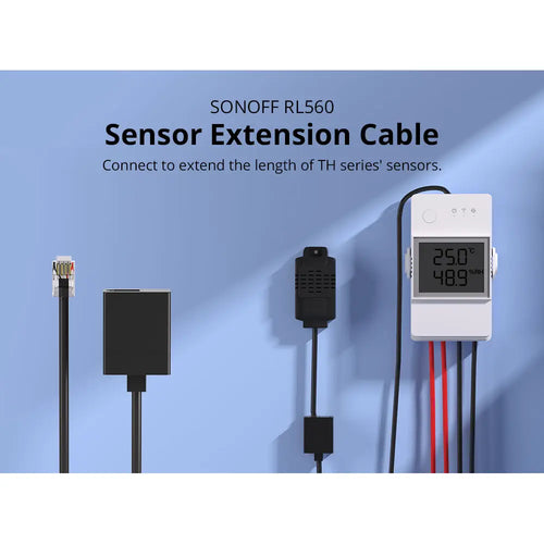 SONOFF RL560 5M Sensor Extension Cable for RJ9 4P4C Sensor