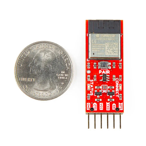 SparkFun BlueSMiRF V2 - Bluetooth Serial UART Link w/ Headers (3.3V-5V)