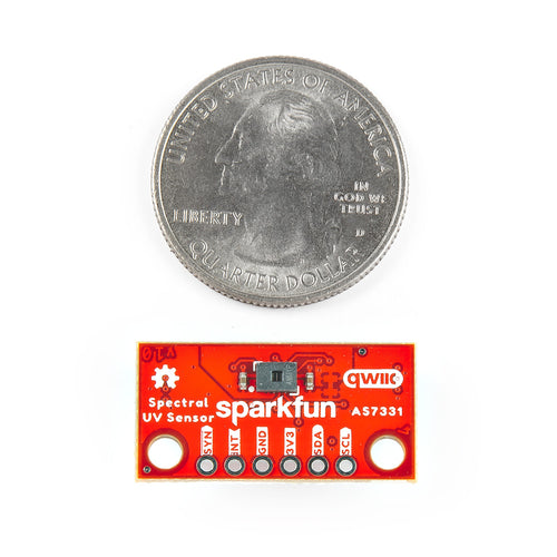 SparkFun Mini Spectral UV Sensor AS7331 w/ Qwiic Connect (UVA, UVB, UVC)
