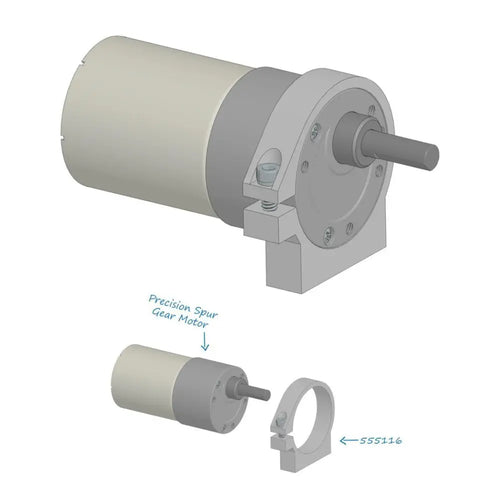 6-12V, 60RPM 70:1 Spur Gear Motor