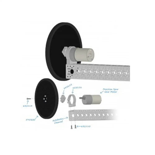 6-12V, 60RPM 70:1 Spur Gear Motor