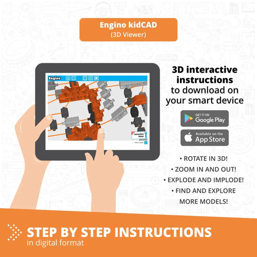 Engino STEM & Robotics ERP Pro Kit w/ Bluetooth