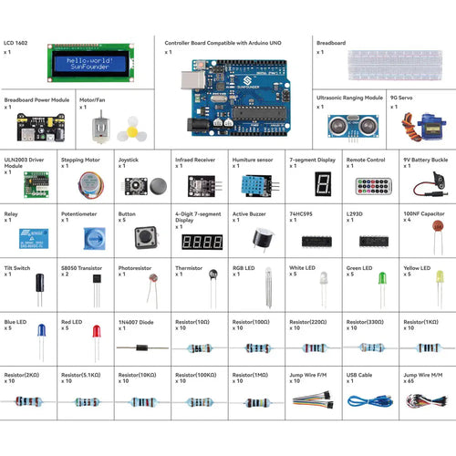 SunFounder Starter Kit for Arduino Uno R3