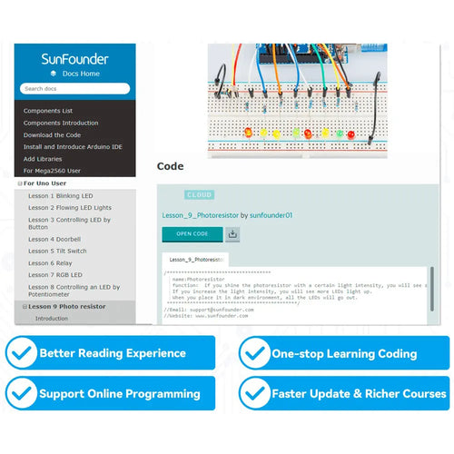 SunFounder Starter Kit for Arduino Uno R3