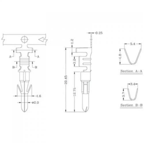 Tamiya Connector (Male, 3pk)