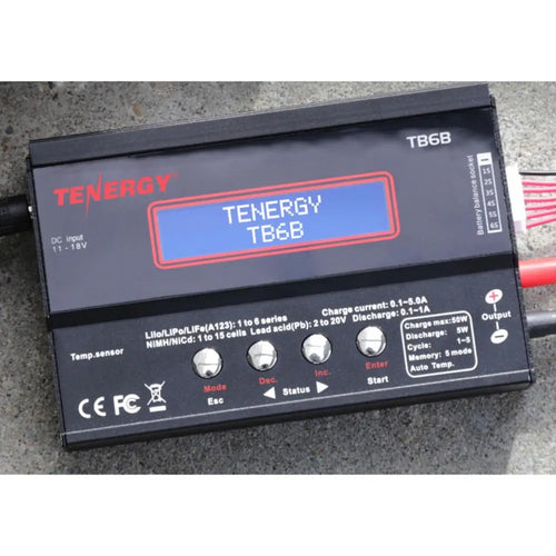 Tenergy TB6B Multi Balance Charger for NiMH/NiCd/LiPo/Li-Fe + Power Supply