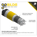 Threaded Tetrix to Thru-Hole goBILDA Pattern Adaptor (16-8)