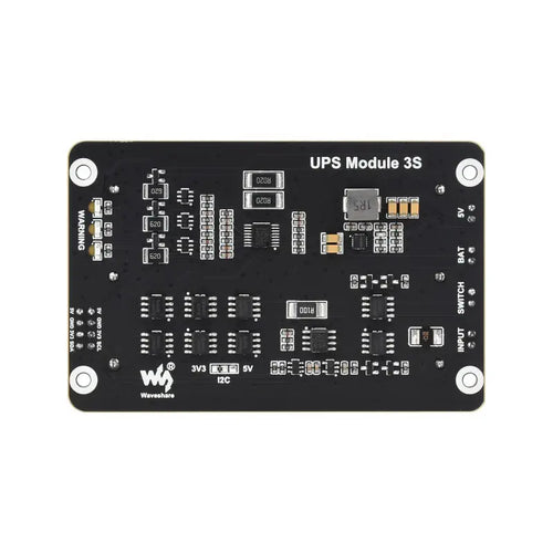 Waveshare Uninterruptible Power Supply Module 3S, Charging & Power, 5V 5A Output