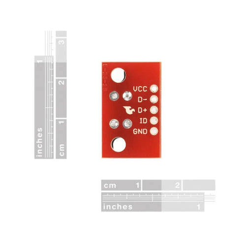 USB MicroB Plug Breakout