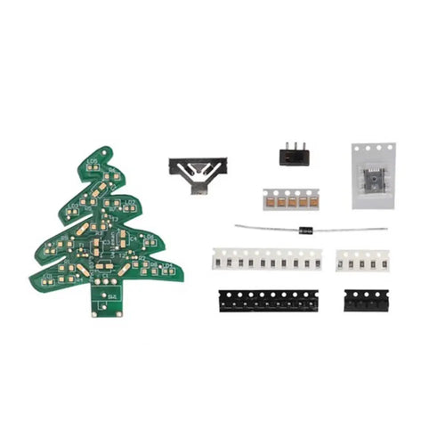 USB SMD X-MAS Tree Soldering Kit