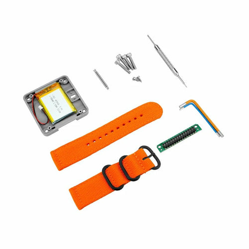 M5Stack Watch Development Kit V1.1 w/ Orange Strap (Compatible w/ M5Core)