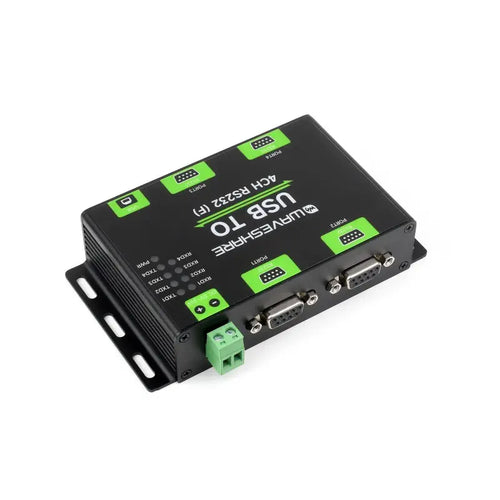 Waveshare Industrial USB to RS232 4-Channel Converter w/ FT4232HL Chip