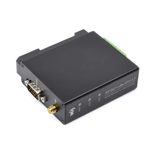 Waveshare Rail-Mount SX1262 LoRa Data Transfer Unit, RS232/RS485/RS422 to LoRa (LF, No Power Supply, No Plug)