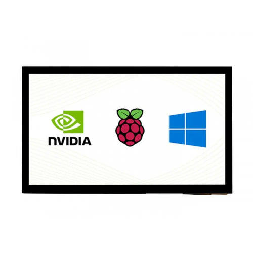 Waveshare 10.1" Capacitive Touch Screen LCD (E), 1024×600, HDMI, IPS for Raspberry Pi, Jetson Nano, & PC
