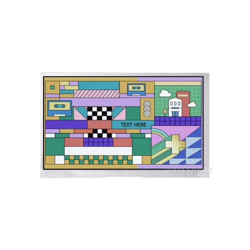 Waveshare 10.1 " DVI Display Module for Raspberry Pi Pico, IPS Panel, 1024×600 Pixel, DVI Interface Communication
