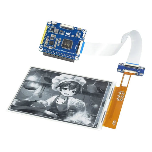 Waveshare 1448×1072 High Definition 6" E-Ink Display HAT for Raspberry Pi
