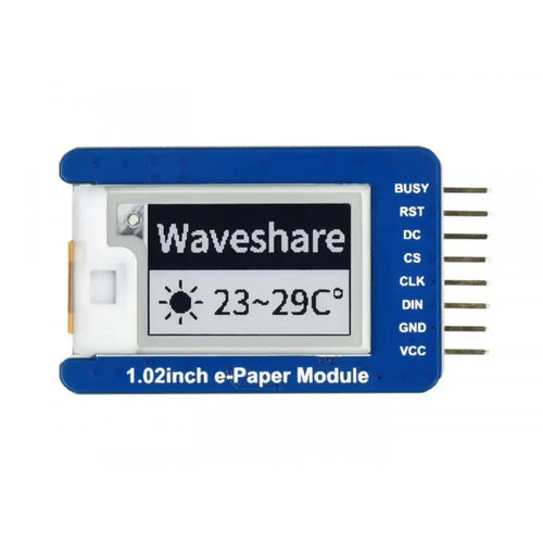 Waveshare 1.02" E-Ink Display Module, 128×80, Black/White Dual-Color