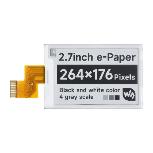 Waveshare 264x176, 2.7" E-Ink Raw Display