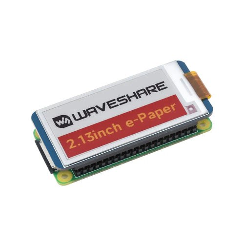 Waveshare 2.13" E-Paper HAT (G), 250x122, Red/Yellow/Black/White, SPI Interface