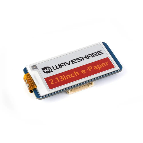 Waveshare 2.13" E-Paper HAT (G), 250x122, Red/Yellow/Black/White, SPI Interface