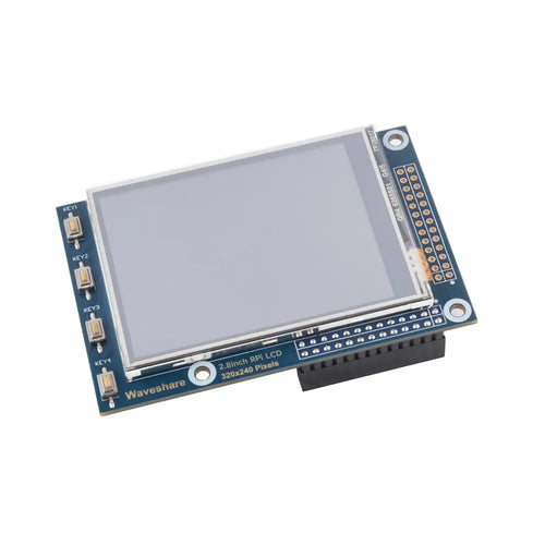 Waveshare 2.8 " RPi LCD (A), 320×240, Resistive Touch Screen for Raspberry Pi