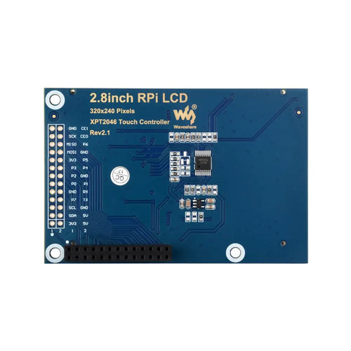 Waveshare 2.8 " RPi LCD (A), 320×240, Resistive Touch Screen for Raspberry Pi