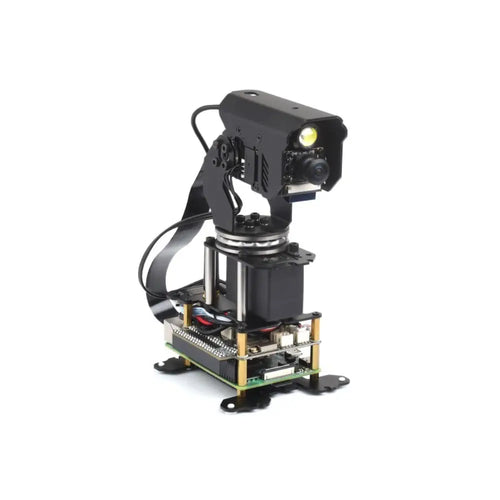 Waveshare 360° Omnidirectional High-Torque 2-Axis Expandable Pan-Tilt Camera Module, Driven by Serial Bus Servos (US)