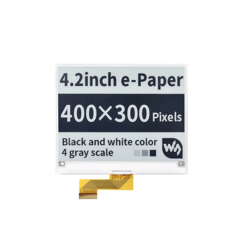 Waveshare 400x300, 4.2" E-Ink Raw Display