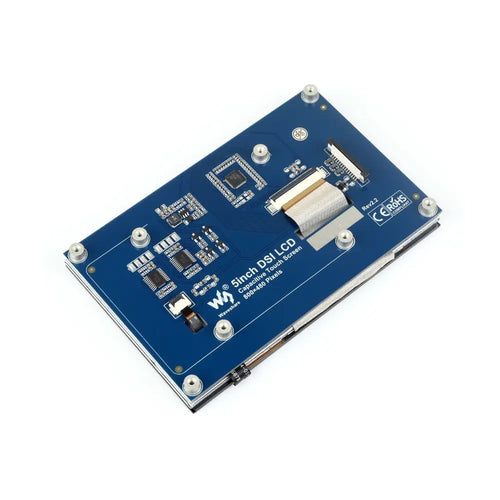 Waveshare 5" Capacitive Touch Display for Raspberry Pi, DSI Interface, 800×480