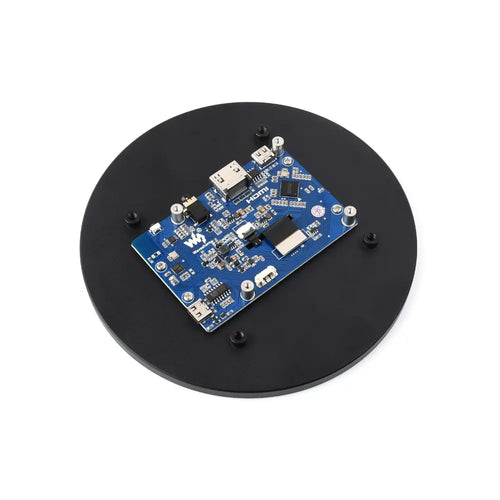 Waveshare 5" HDMI Round Touch Display, 1080 × 1080, IPS, 10-Point Touch, Optical Bonding Toughened Glass Panel
