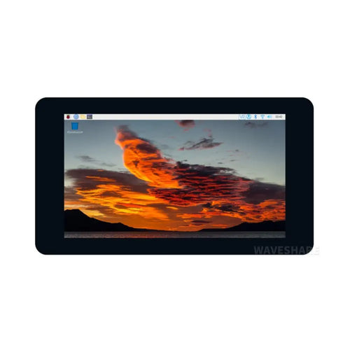 Waveshare 7" Capacitive Touch Display, DSI Interface, IPS Screen, 800×480, 5-Point Touch