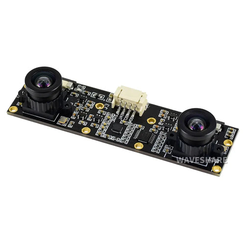 Waveshare Binocular Camera Module, Dual IMX219, 8 Megapixels, Stereo Vision, Depth Vision