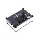 Waveshare Black/White Acrylic Case for Raspberry Pi 4 w/ Cooling Fan