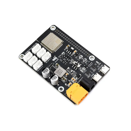 Waveshare DDSM Driver HAT (B) for DDSM400 Hub Motor, ESP32, 2.4G WiFi, Type-C, UART