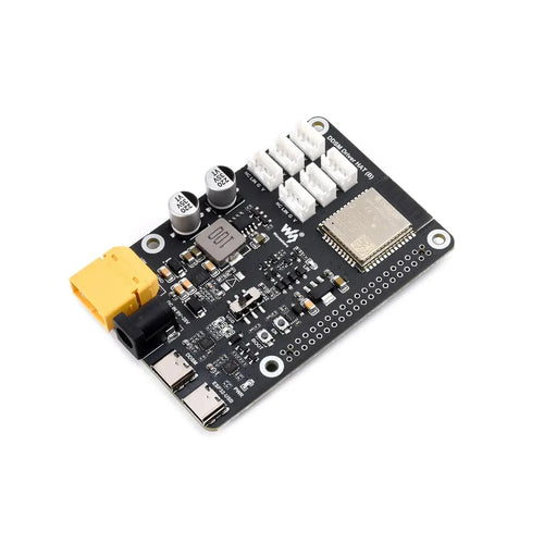Waveshare DDSM Driver HAT (B) for DDSM400 Hub Motor, ESP32, 2.4G WiFi, Type-C, UART