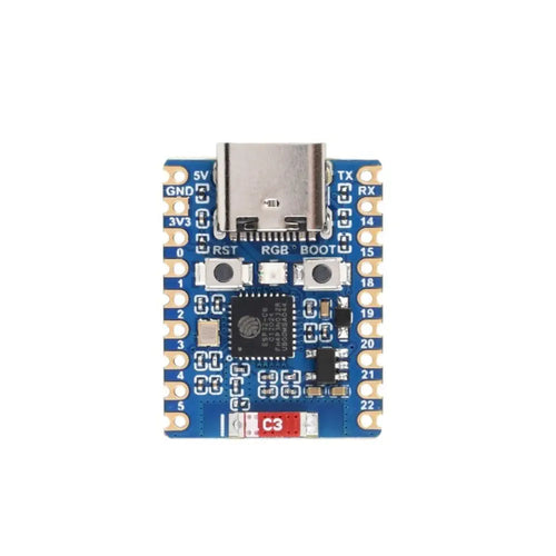Waveshare ESP32-C6 Mini Dev Board, Based on ESP32-C6FH4, 2.4GHz WiFi 6 & Bluetooth 5 (No Headers)