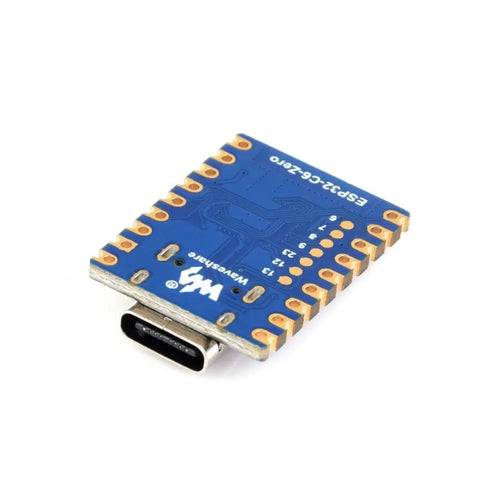 Waveshare ESP32-C6 Mini Dev Board, Based on ESP32-C6FH4, 2.4GHz WiFi 6 & Bluetooth 5 (W/ Headers)
