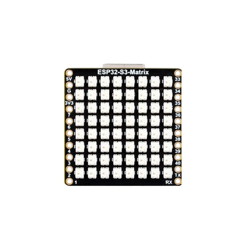 Waveshare ESP32-S3 Dev Board, Onboard 8 RGB LED Matrix & QMI8658 Attitude Sensor, Wi-Fi / Bluetooth LE