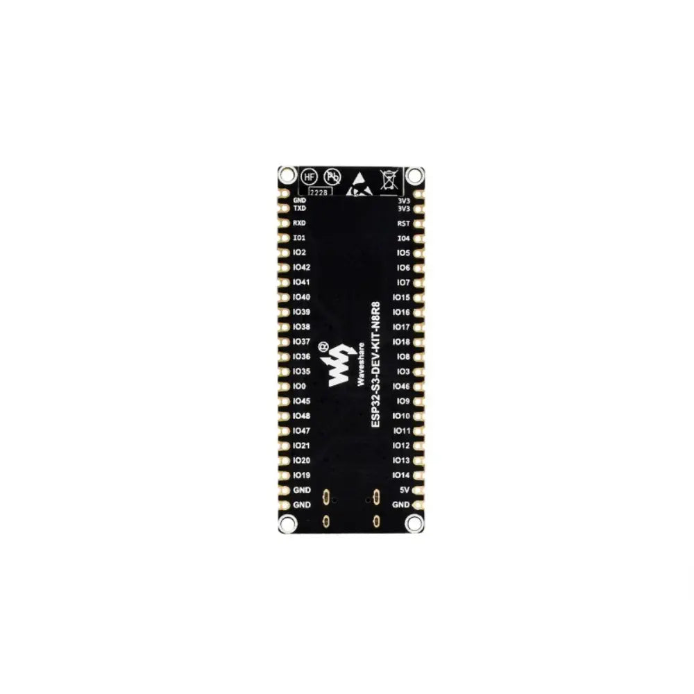 Waveshare ESP32-S3 Microcontroller, 2.4GHz Wi-Fi Development Board, 240MHz Dual Core Processor, ESP32-S3-WROOM-1 Module (No Headers)