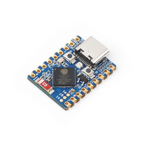 Waveshare ESP32-S3 Mini Dev Board, Based on ESP32-S3FH4R2 Dual-Core, 240MHz, 2.4GHz Wi-Fi & Bluetooth 5 (No Headers)