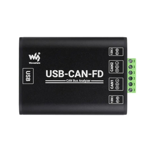 Waveshare Industrial Grade CAN FD Bus Data Analyzer, USB to CAN FD Adapter, CAN FD Interface Card