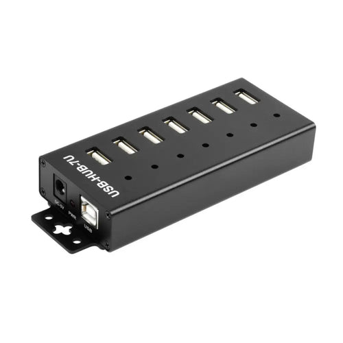 Waveshare Industrial Grade USB HUB, Extending 7x USB 2.0 Ports