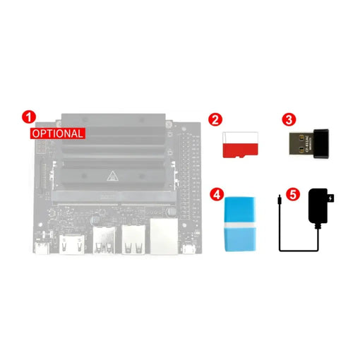 Waveshare Jetson Nano Development Pack Type A, Essential Parts to Get Started (US)