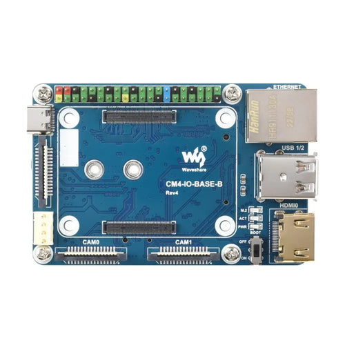 Waveshare Mini-Computer Based on Raspberry Pi Compute Module 4 (not Included), Mini IO Board Full Ver (US)