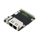 Waveshare Mini Dual Gigabit Ethernet Mini-Computer Kit for Raspberry Pi Compute Module 4 (Board, Case, EU Power)