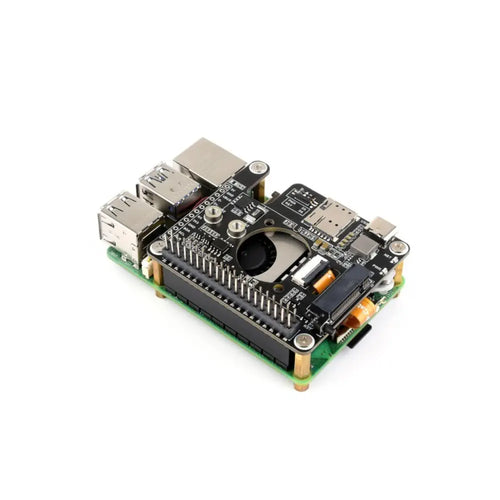 Waveshare PCIe to 5G/4G/3G HAT for Raspberry Pi 5, Compatible w/ 3042/3052 Packages SIMCom/Quectel 5G (RM502Q-AE)