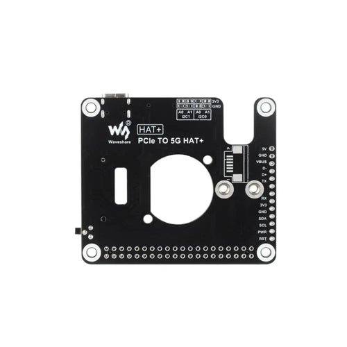 Waveshare PCIe to 5G/4G/3G HAT for Raspberry Pi 5, Compatible w/ 3042/3052 Packages SIMCom/Quectel 5G (RM502Q-AE)