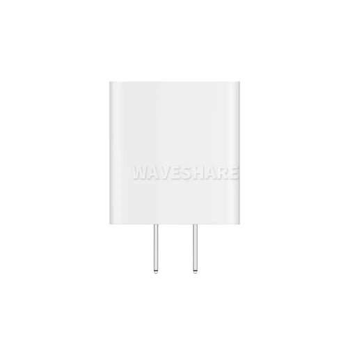 Waveshare PD20W Fast Charger, USB Type-C Wall Charger Block, US Plug