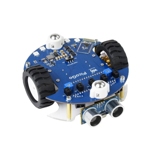 Waveshare PicoGo Mobile Robot, Based on Raspberry Pi Pico (not Included), Self Driving, Remote Control (US)
